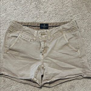 American Eagle Outfitters Beige Cargo Shorts